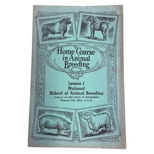 1935 Home Course in‎ Animal Breeding Lesson 1 Beery School of Horsemanship